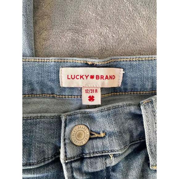 Lucky Brand Light Wash Denim Jeans Five Pocket Design Size 31 R - Picture 3 of 9